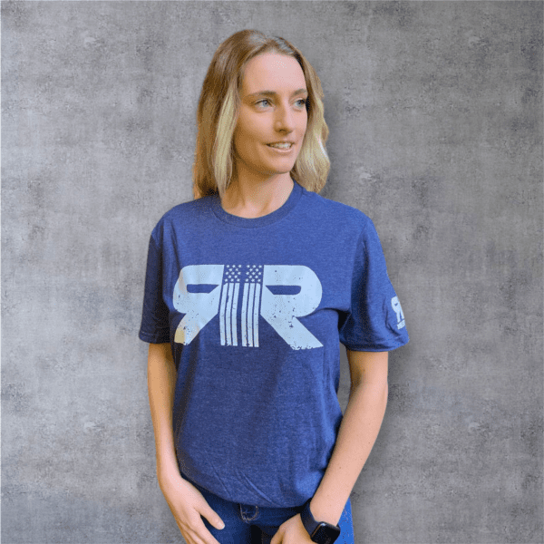 The Resilient Responder Tee with Female Model